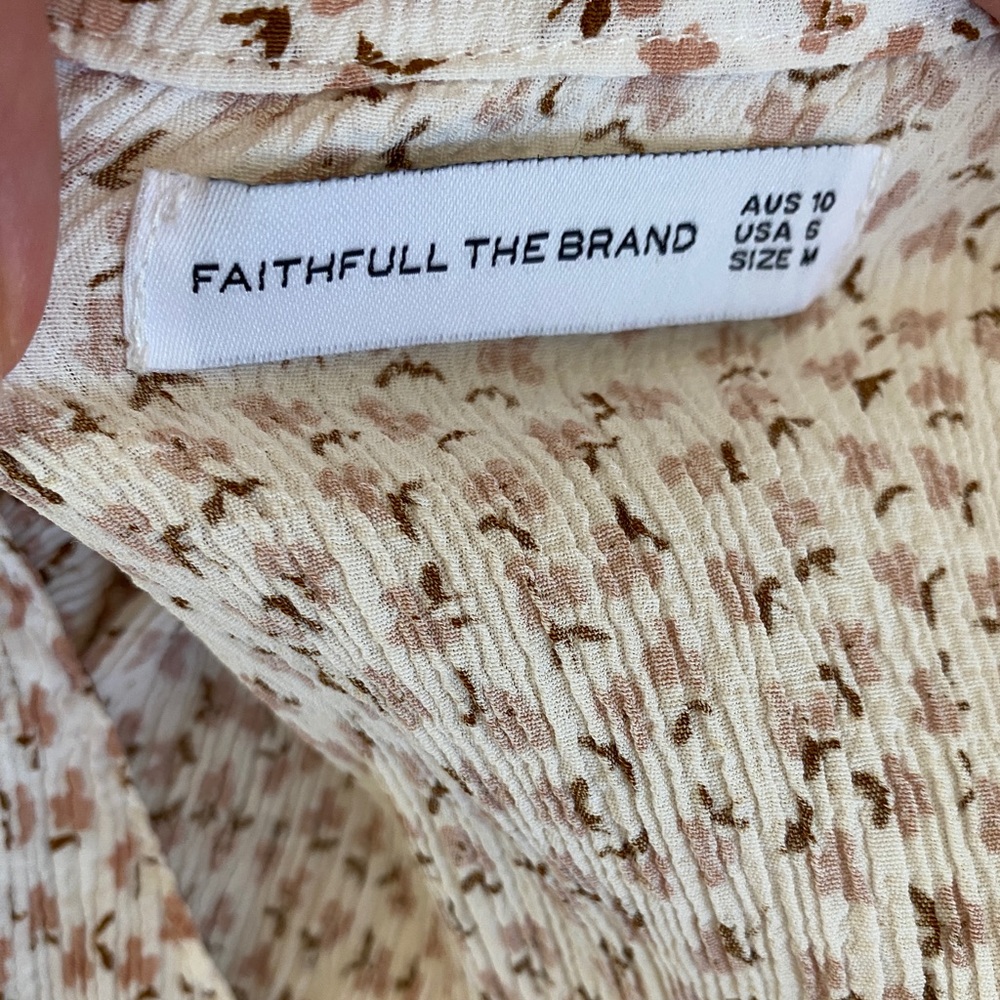 Faithfull the Brand tie front Trinidad dress - Picture 3 of 7